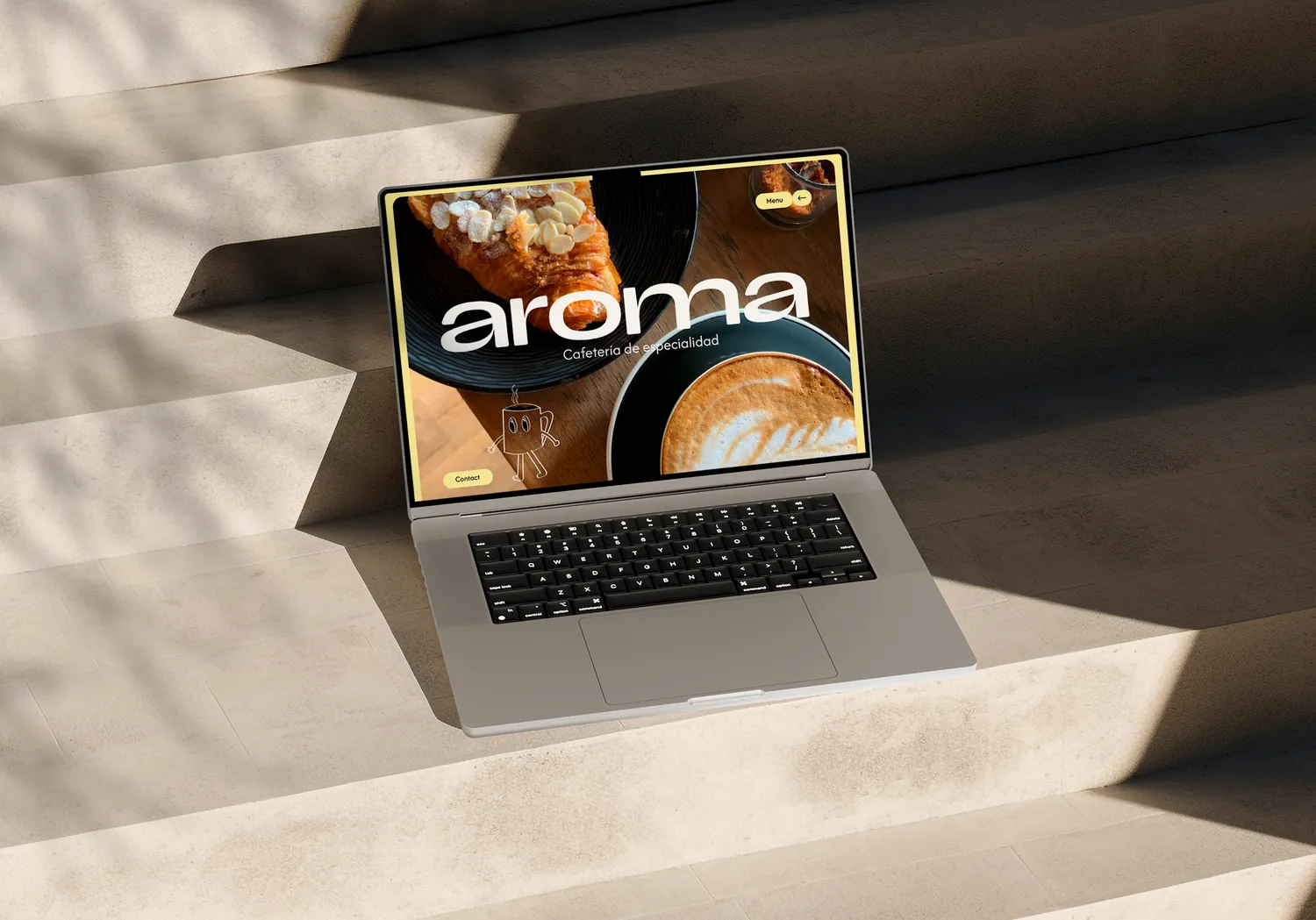 Aroma — branding y diseño web para cafetería de especialidad