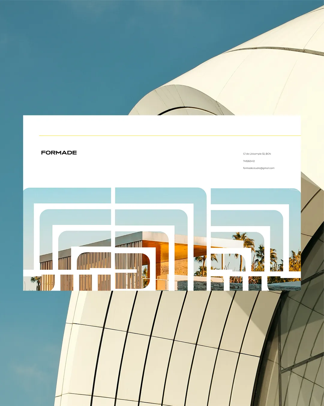 Formade — diseño web, página de inicio