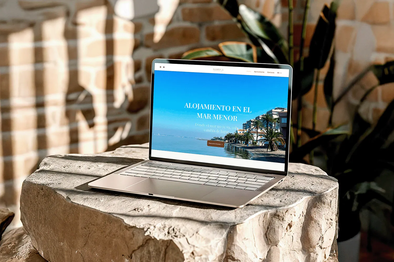 Maresía — diseño web para alojamiento en el Mar Menor
