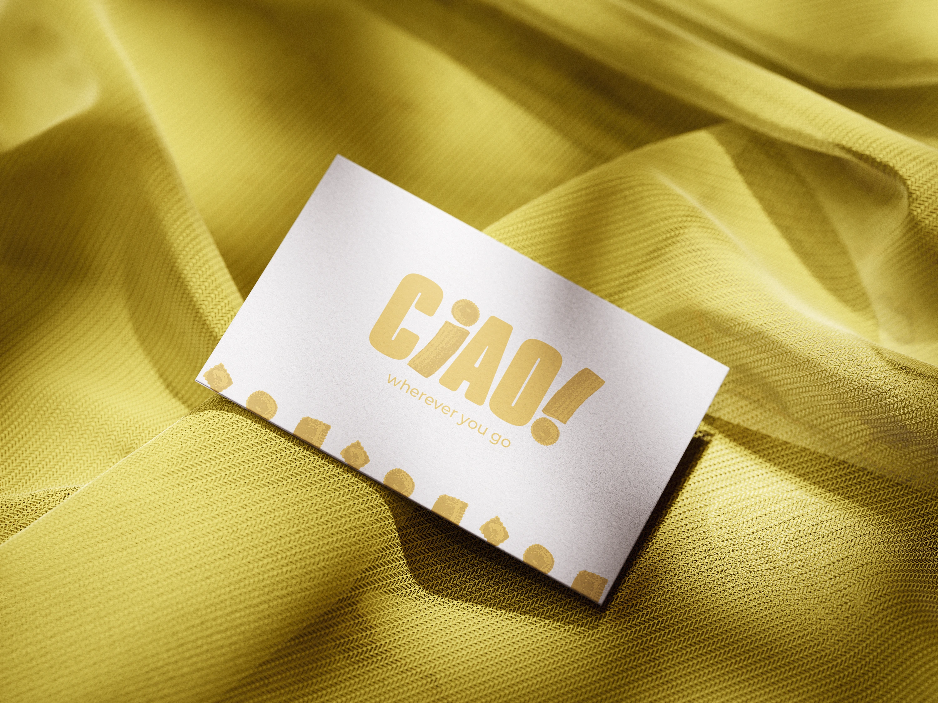 Detalle tipográfico y color CIAO!